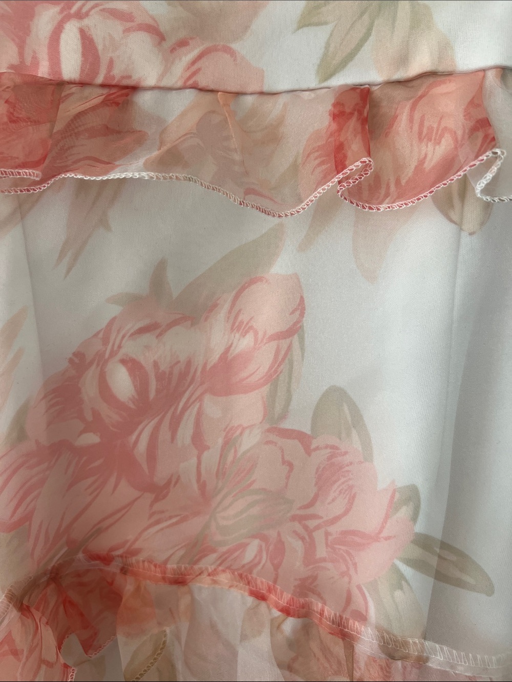 Sheer Floral Ruffle Sundress - Picture 3 of 3